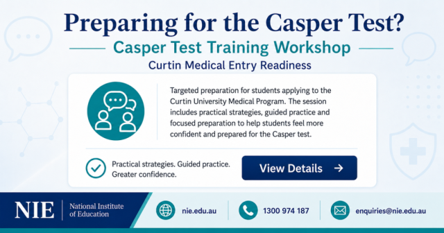 Casper Test Preparation for Curtin Medical Entry