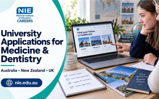 Medicine & Dentistry University Applications: Australia, NZ, UK
