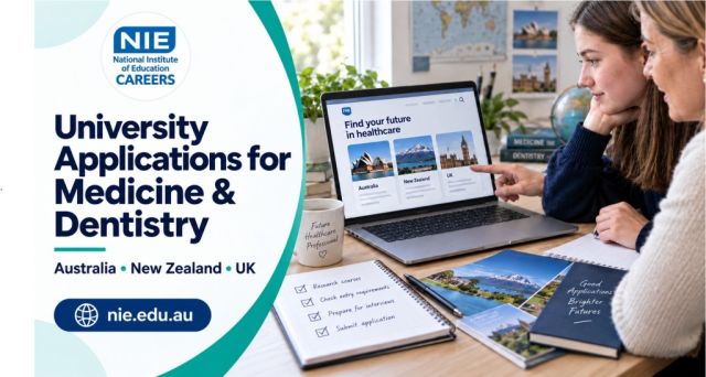 Medicine & Dentistry University Applications: Australia, NZ, UK