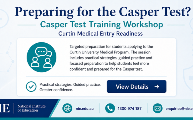 Casper Test Preparation for Curtin Medical Entry