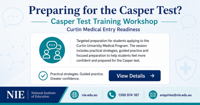 Casper Test Preparation for Curtin Medical Entry