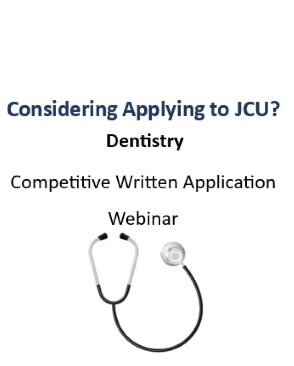 JCU Dentistry Application Advice & Indigenous, Rural & Tropical Health